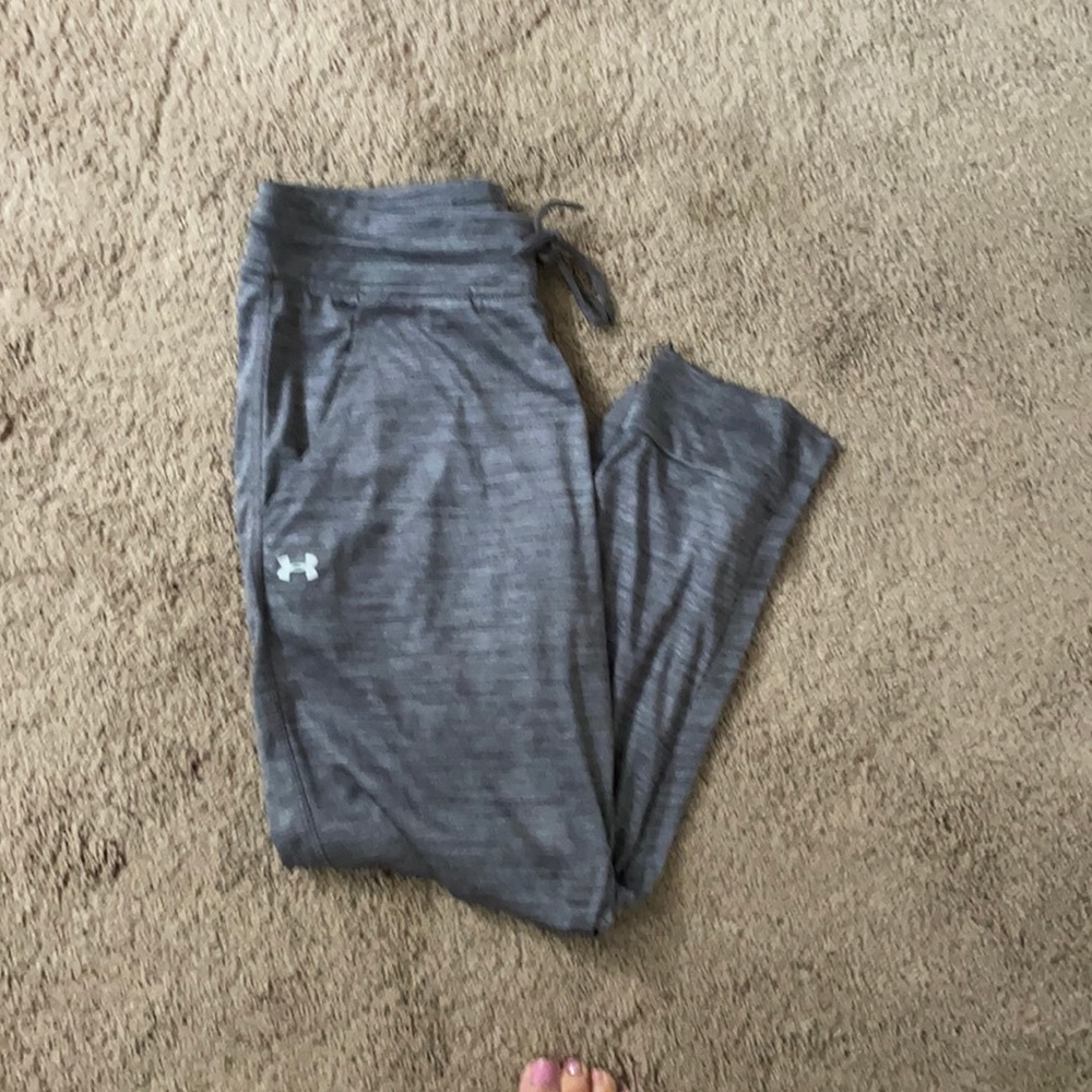 Gray under armour joggers